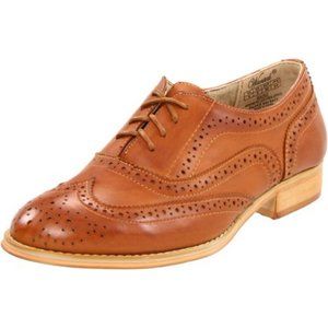 Wanted Brown Oxford flats